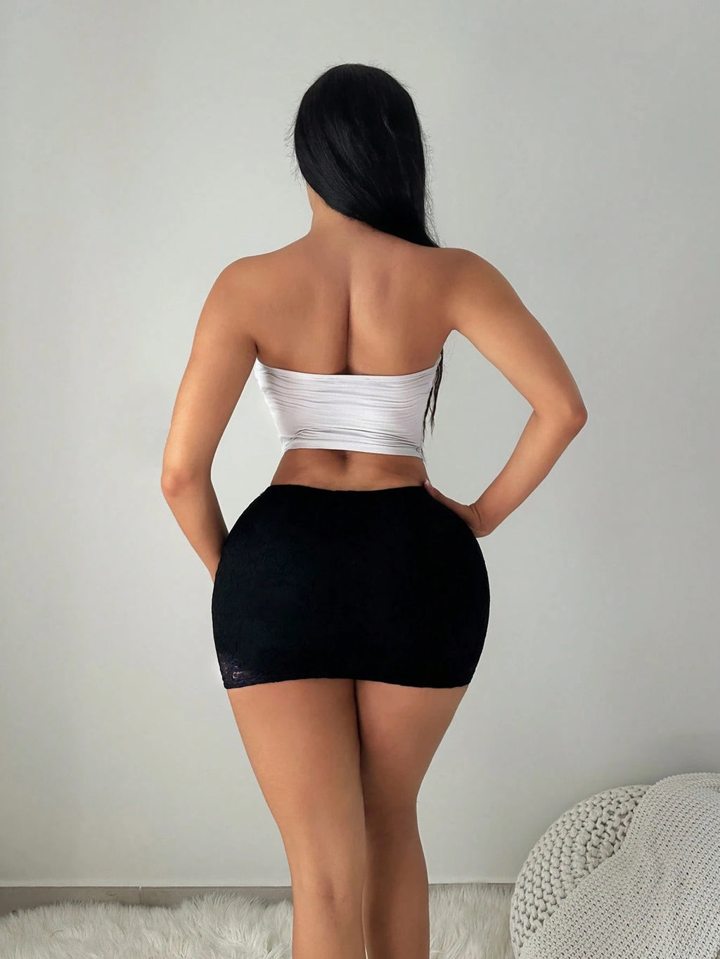 Women's Black & Khaki Sexy Casual Mini Bodycon Skort - Tight Skirt with Leggings Included for Daily Wear, Night Out & Casual Occasions