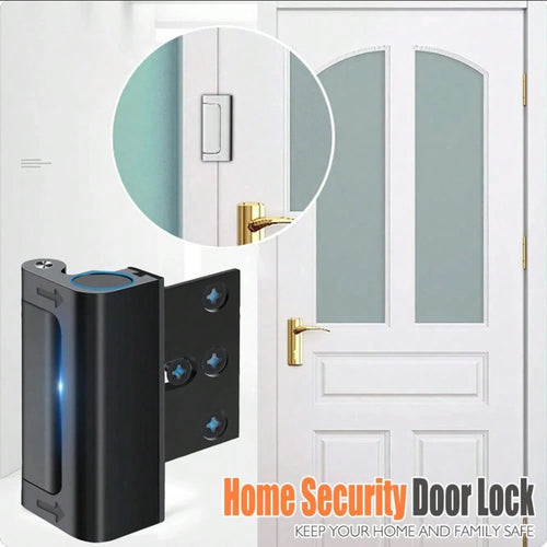 2pcs Door Reinforcement Locks, 800Lbs 3" Stop, Inward Swing Door Home & Industrial Security Lock