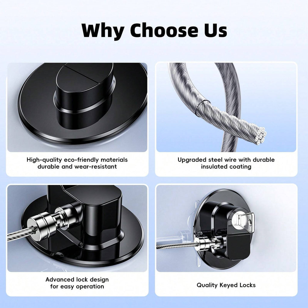 2-Pack Refrigerator Lock with Keys, Child-Proof Adhesive Latch for Fridge, Cabinets, Oven, Windows