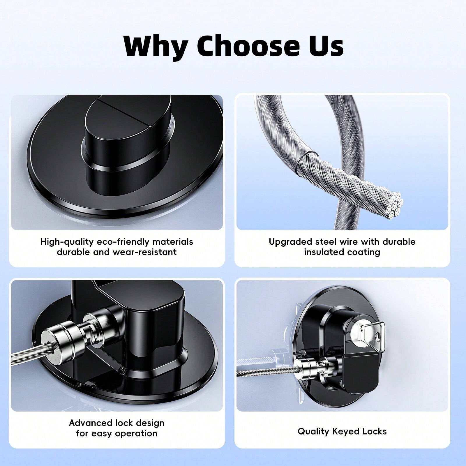 2-Pack Refrigerator Lock with Keys, Child-Proof Adhesive Latch for Fridge, Cabinets, Oven, Windows