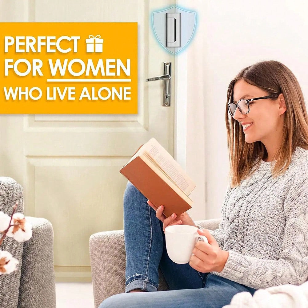 2pcs Door Reinforcement Locks, 800Lbs 3" Stop, Inward Swing Door Home & Industrial Security Lock